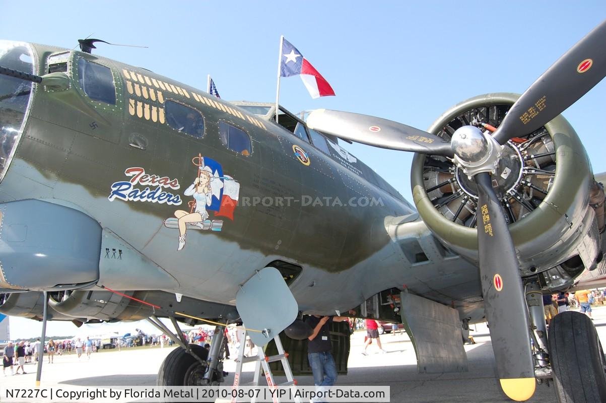 N7227C, 1944 Boeing B-17G Fortress C/N 32513, Texas Raiders