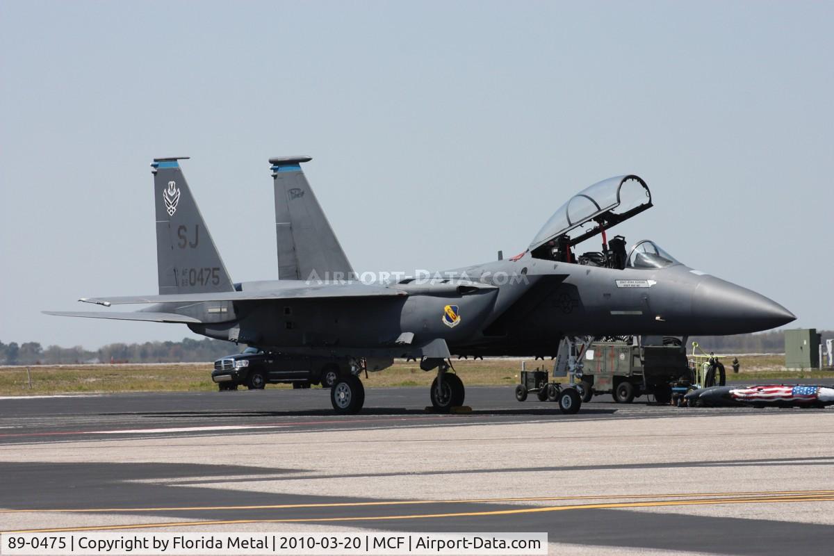 89-0475, 1989 McDonnell Douglas F-15E Strike Eagle C/N 1122/E097, F-15E