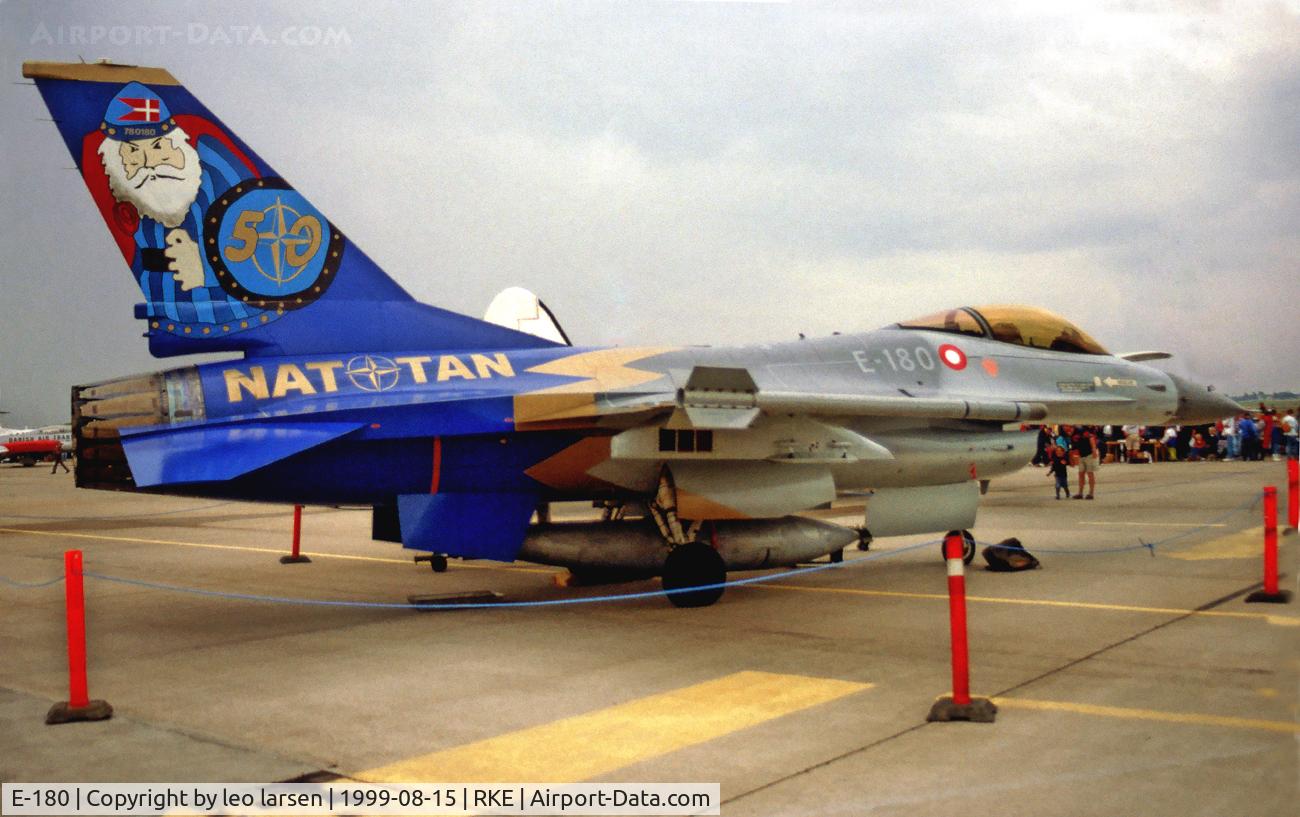 E-180, General Dynamics F-16A Fighting Falcon C/N 6F-7, Spec c/s Nato 50 year`s + 