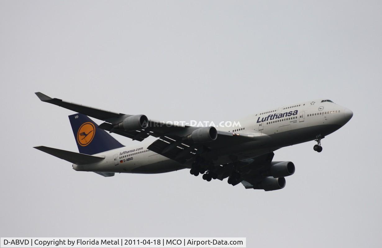 D-ABVD, 1990 Boeing 747-430 C/N 24740, Lufthansa 747