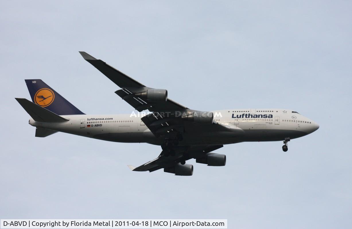 D-ABVD, 1990 Boeing 747-430 C/N 24740, Lufthansa 747