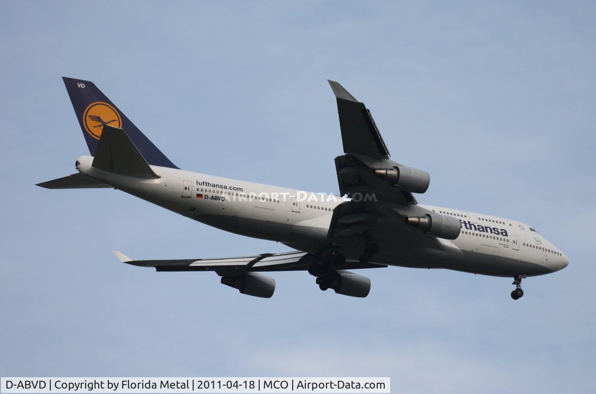 D-ABVD, 1990 Boeing 747-430 C/N 24740, Lufthansa 747