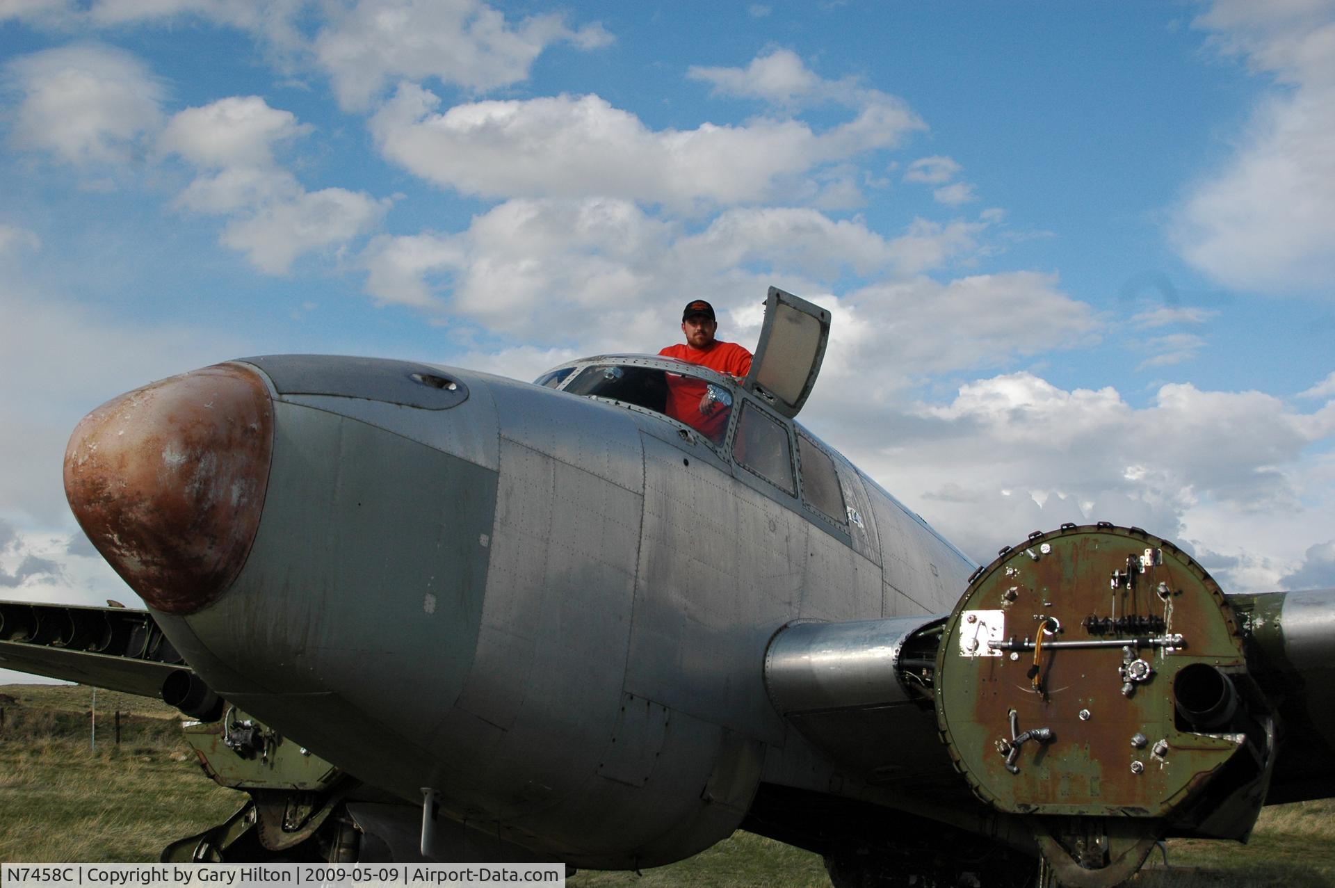 N7458C, 1944 Lockheed PV-2 Harpoon C/N 15-1200, I bought 