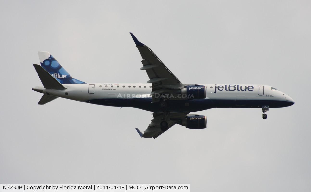 N323JB, Embraer ERJ-190-100 IGW 190AR C/N 19000384, 