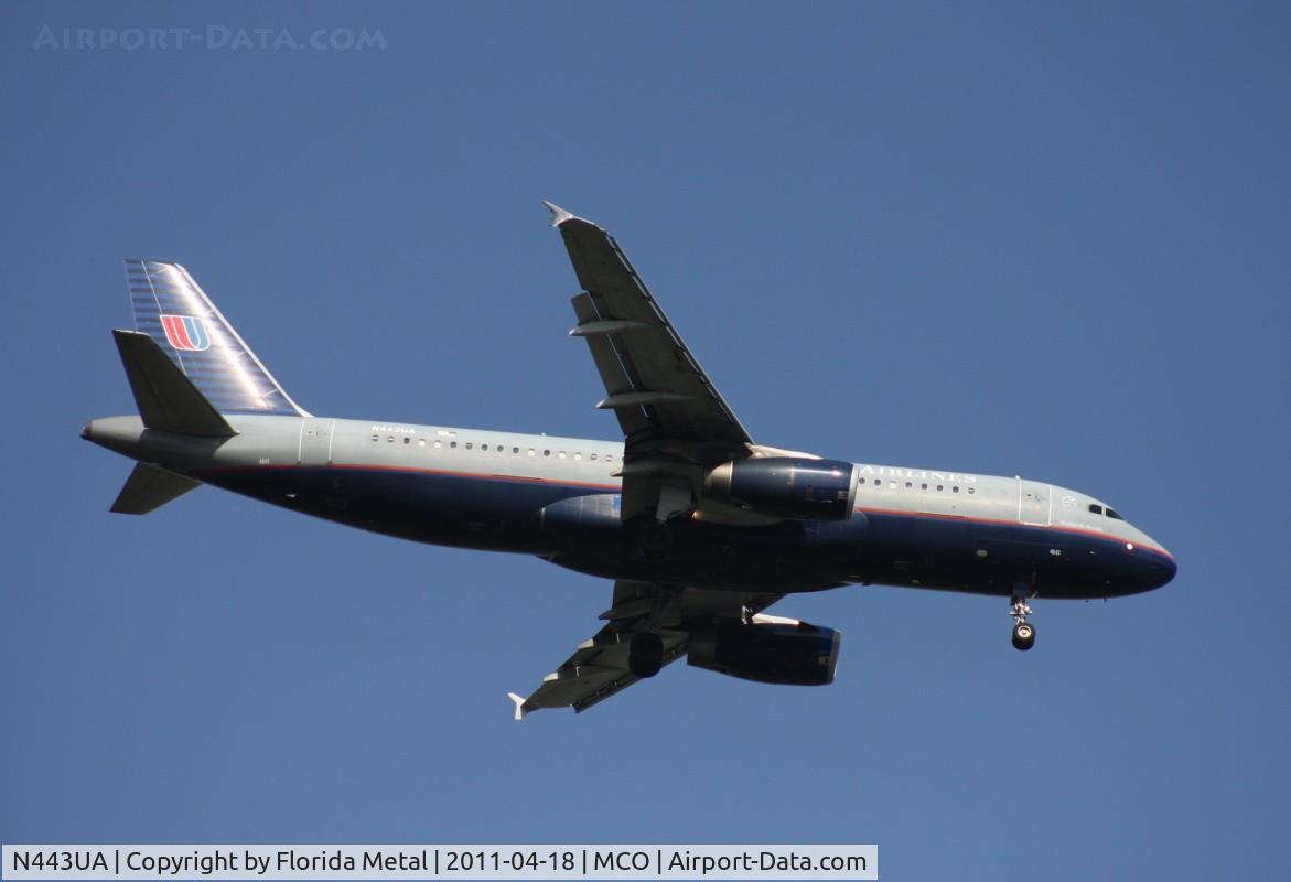 N443UA, 1998 Airbus A320-232 C/N 820, United A320