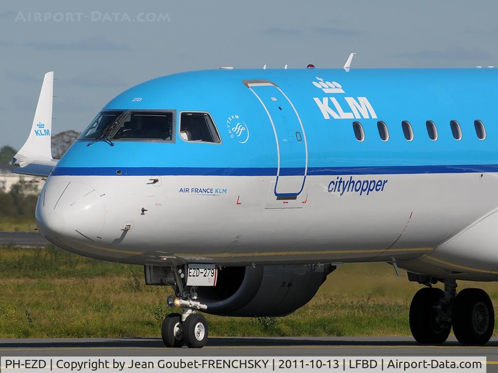 PH-EZD, 2009 Embraer 190LR (ERJ-190-100LR) C/N 19000279, KLM to AMS
