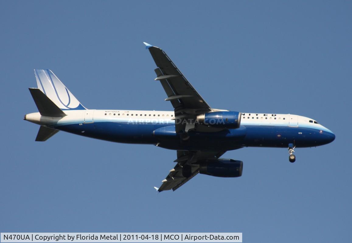 N470UA, 2001 Airbus A320-232 C/N 1427, United A320