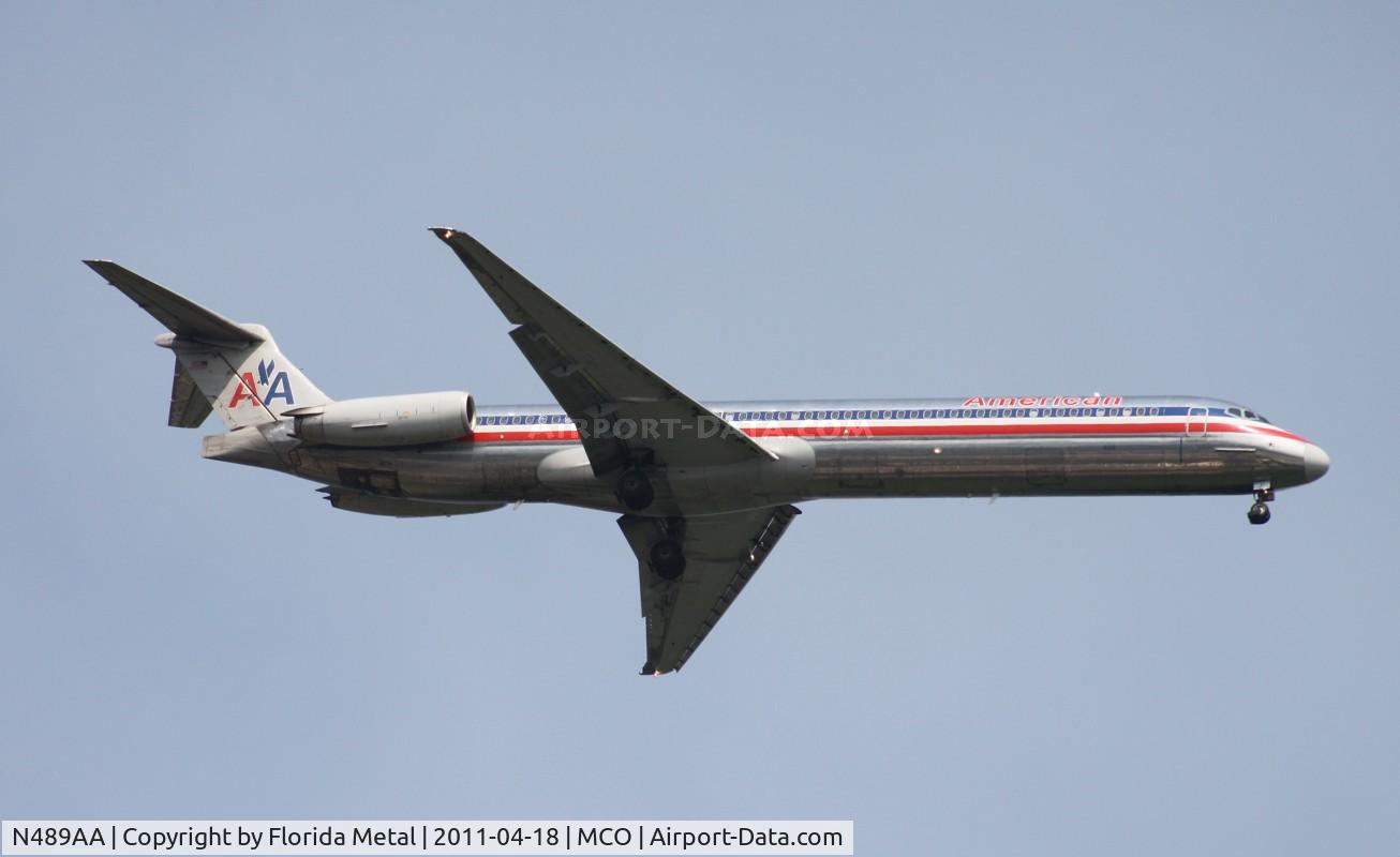 N489AA, 1989 McDonnell Douglas MD-82 (DC-9-82) C/N 49682, American MD-82