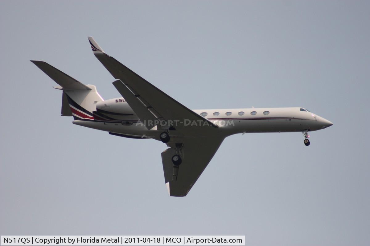 N517QS, 2008 Gulfstream Aerospace GV-SP (G550) C/N 5209, Net Jets G550