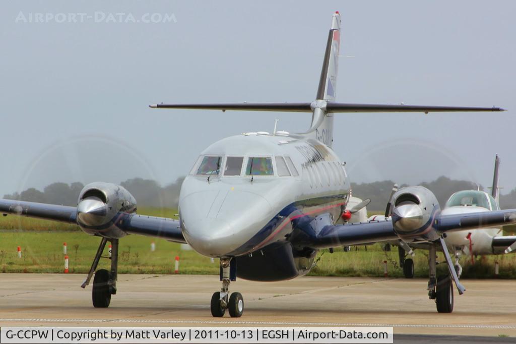 G-CCPW, 1987 British Aerospace BAe-3112 Jetstream 31 C/N 785, About to depart skydrift.