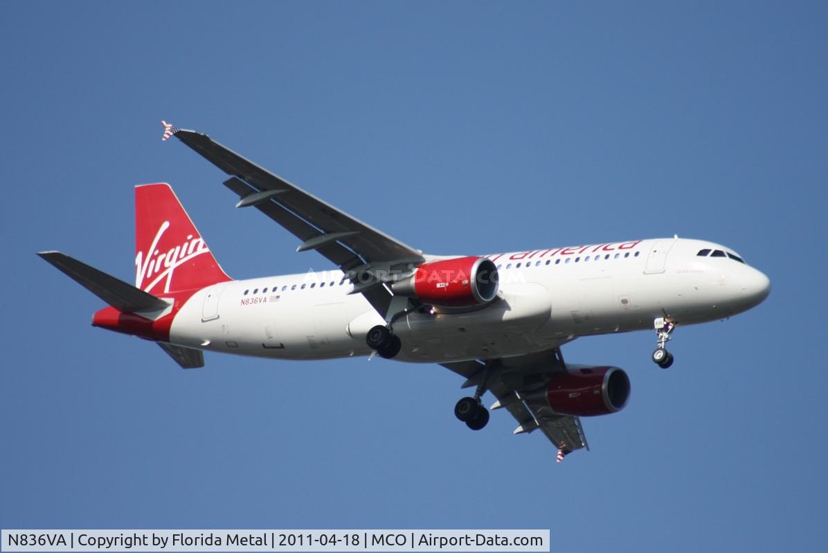 N836VA, 2010 Airbus A320-214 C/N 4480, 