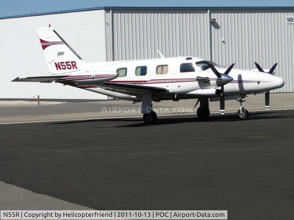 N55R, 1976 Piper PA-31T Cheyenne II C/N 31T-7620055, Parked on west side parking at Howard Aviation