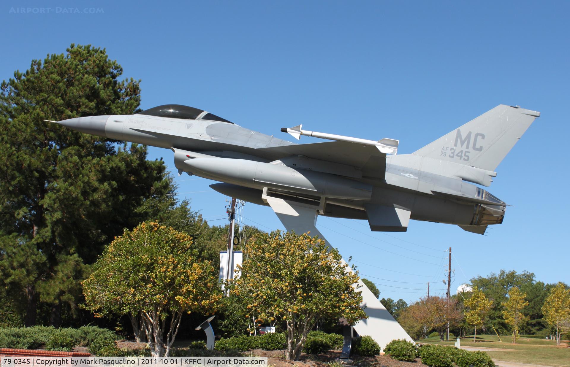 79-0345, 1979 General Dynamics F-16A Fighting Falcon C/N 61-135, General Dynamics F-16A