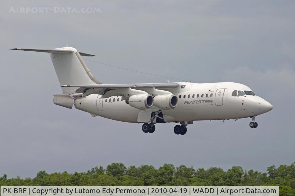 PK-BRF, 1992 British Aerospace BAe.146-200 C/N E2210, Aviastar
