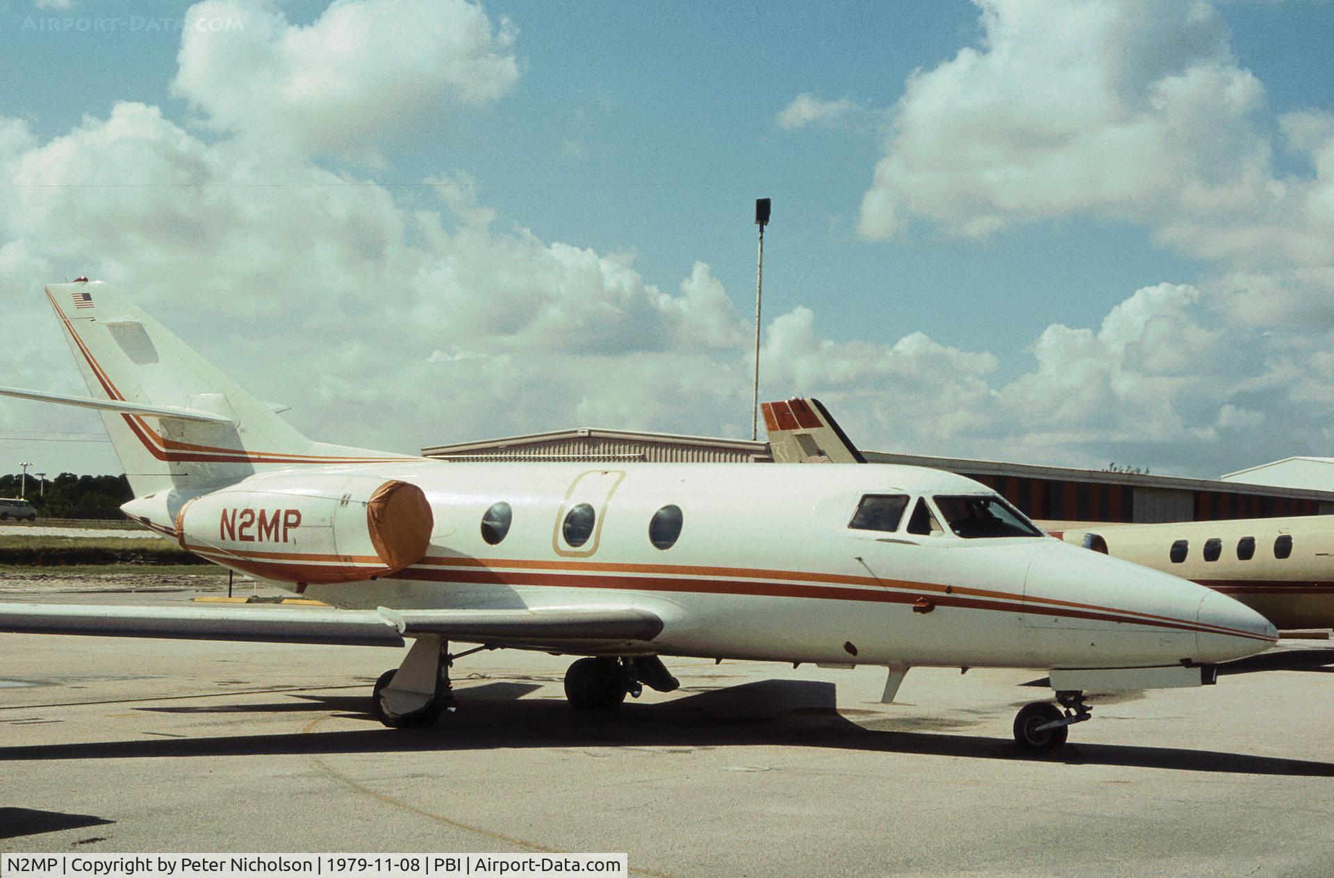 N2MP, 1974 Dassault Falcon 10 C/N 31, Falcon 10 of the Missouri Improvement Company of St. Louis as seen at West Palm Beach in November 1979.