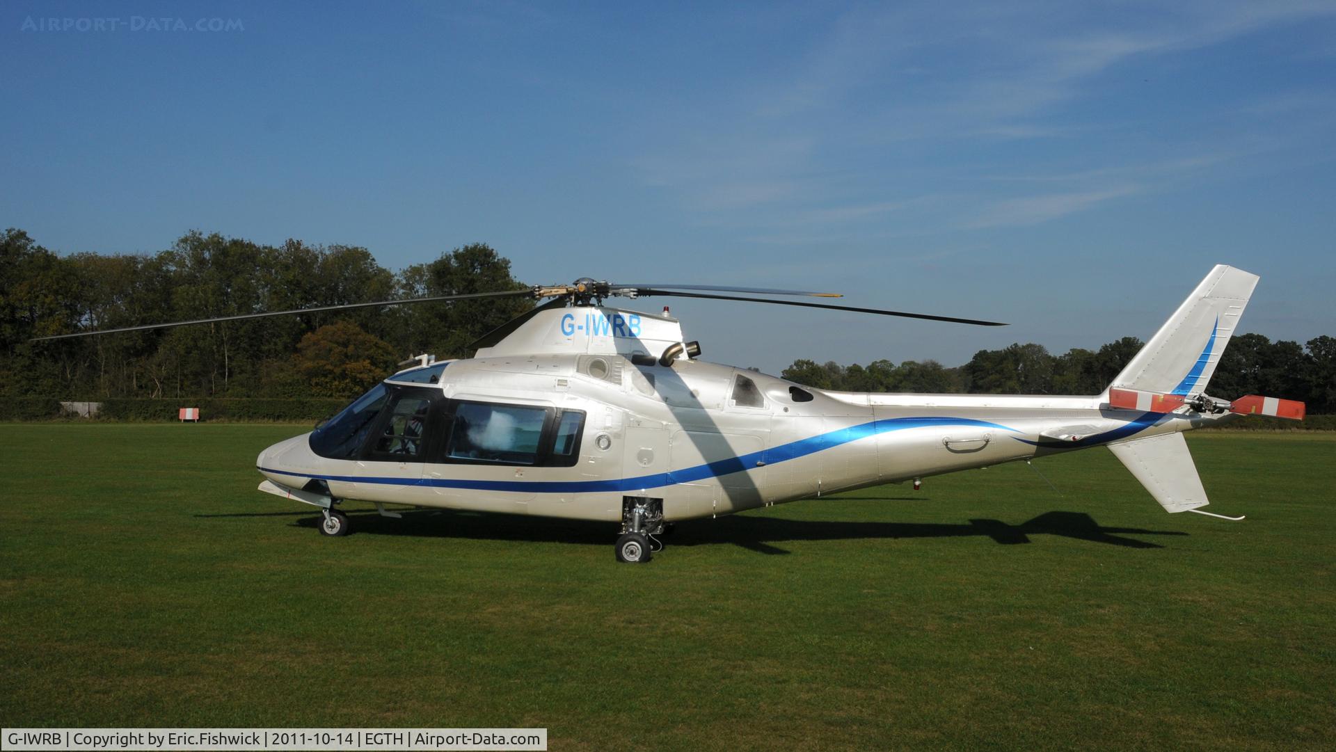 G-IWRB, 1987 Agusta A-109A-2 C/N 7386, 1. G-IWRB at Shuttleworth (Old Warden) Aerodrome.