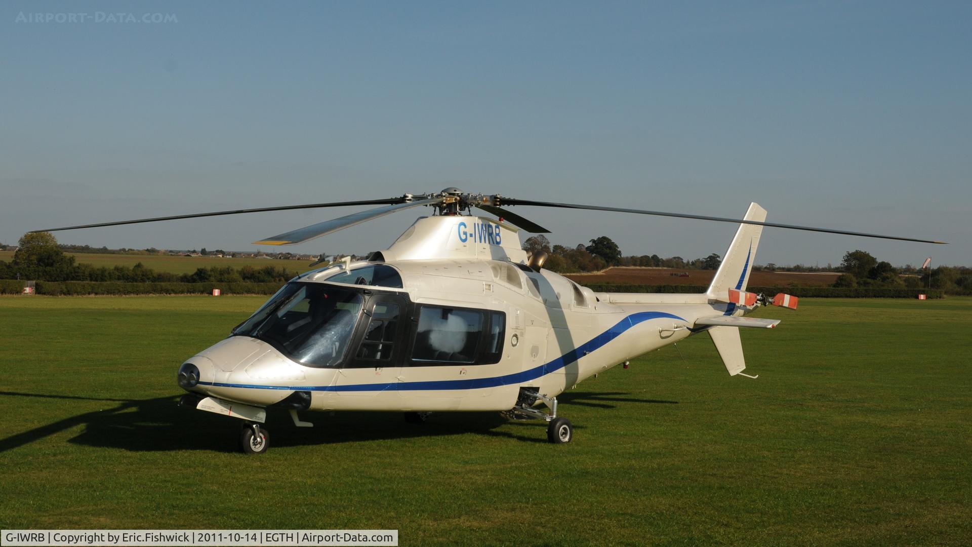 G-IWRB, 1987 Agusta A-109A-2 C/N 7386, 3. G-IWRB at Shuttleworth (Old Warden) Aerodrome.