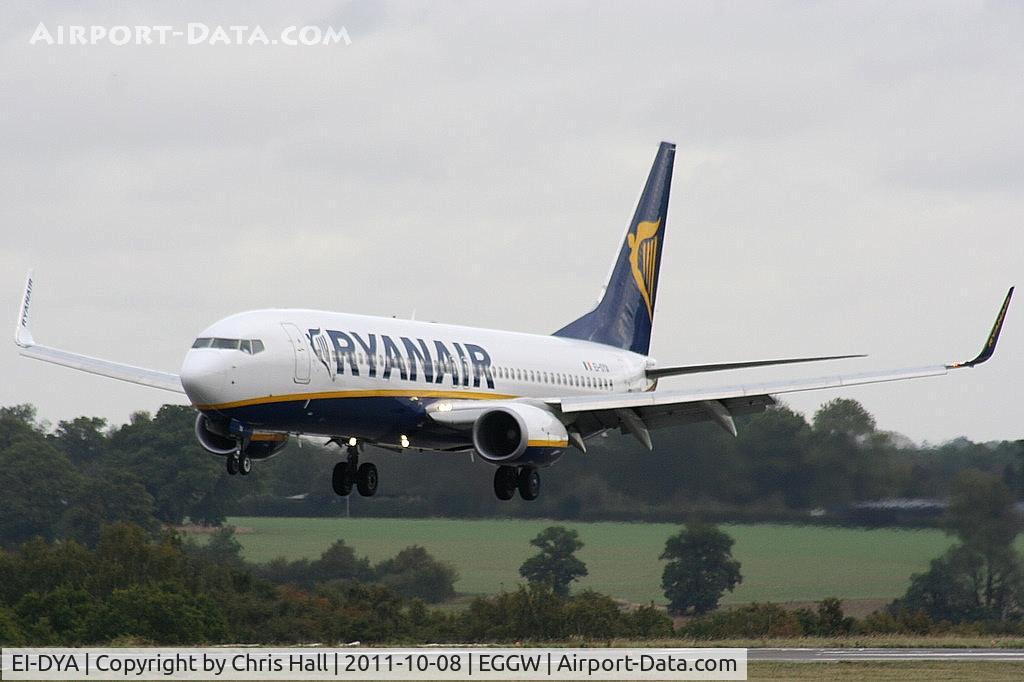 EI-DYA, 2008 Boeing 737-8AS C/N 33631, Ryanair