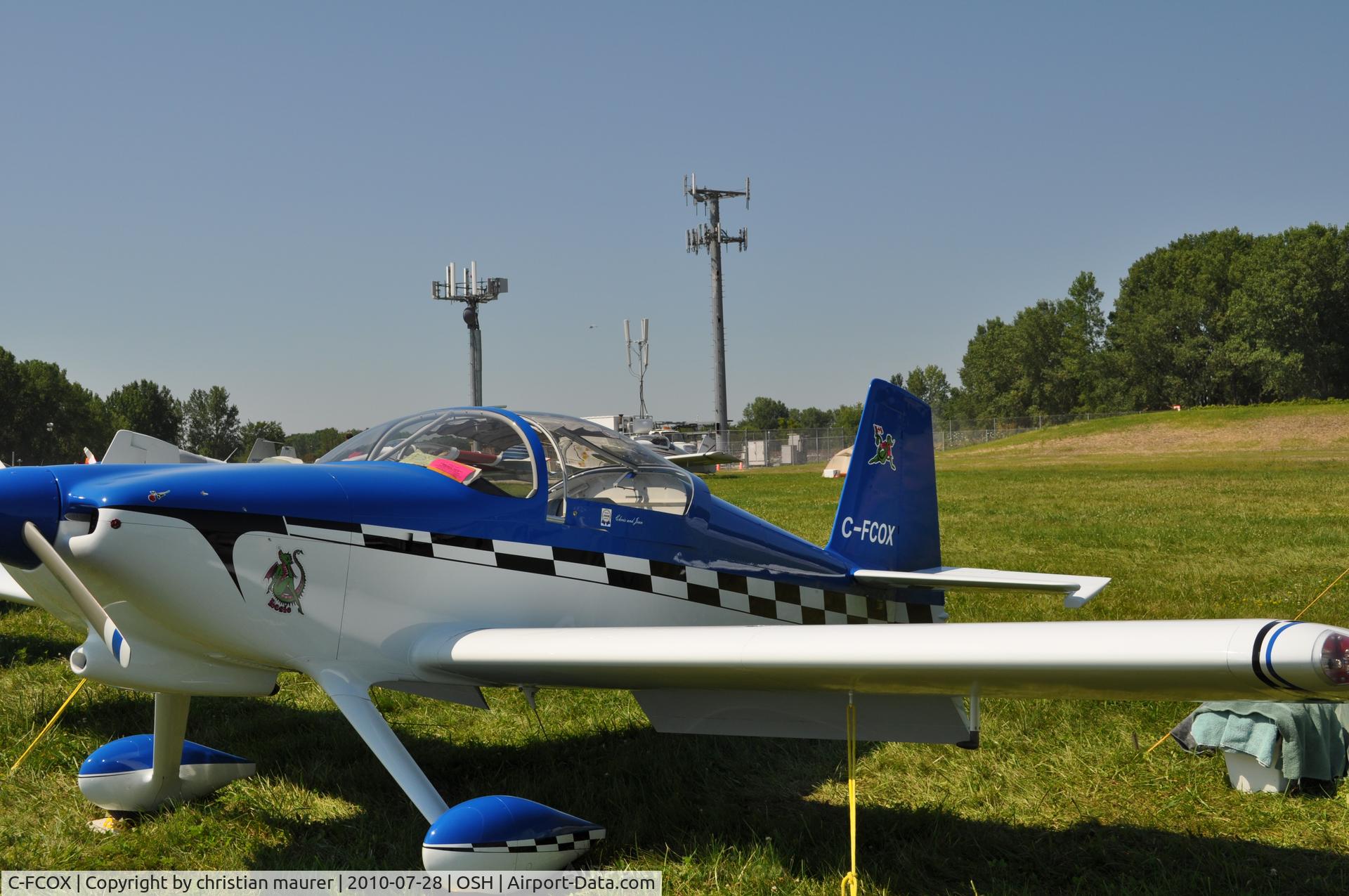 C-FCOX, 2008 Vans RV-7 C/N 71512, rv-7
