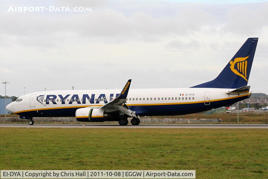 EI-DYA, 2008 Boeing 737-8AS C/N 33631, Ryanair