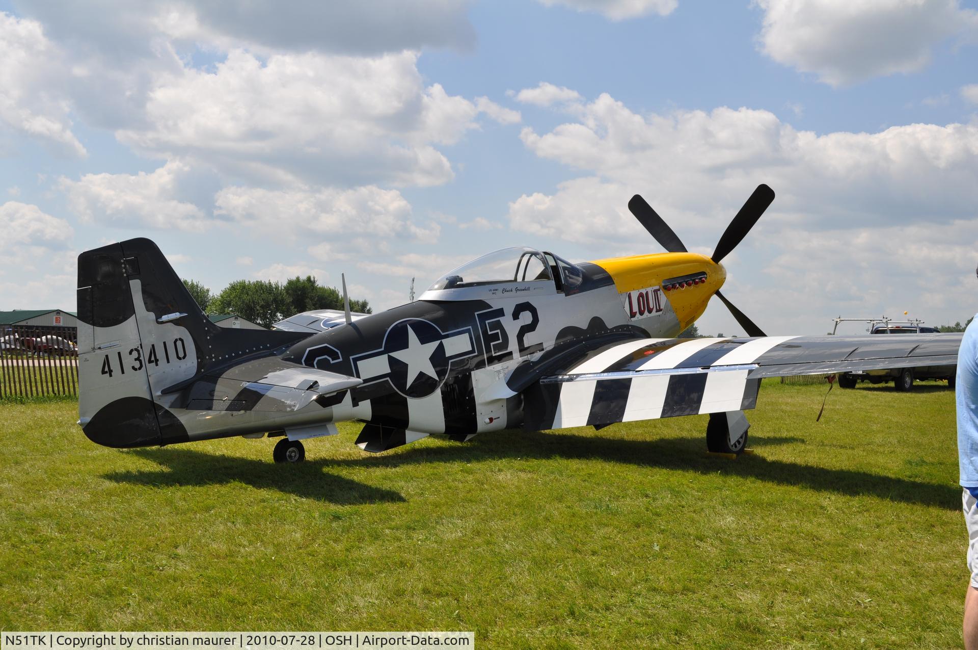 N51TK, North American F-51D Mustang C/N 44-63350, f-51
