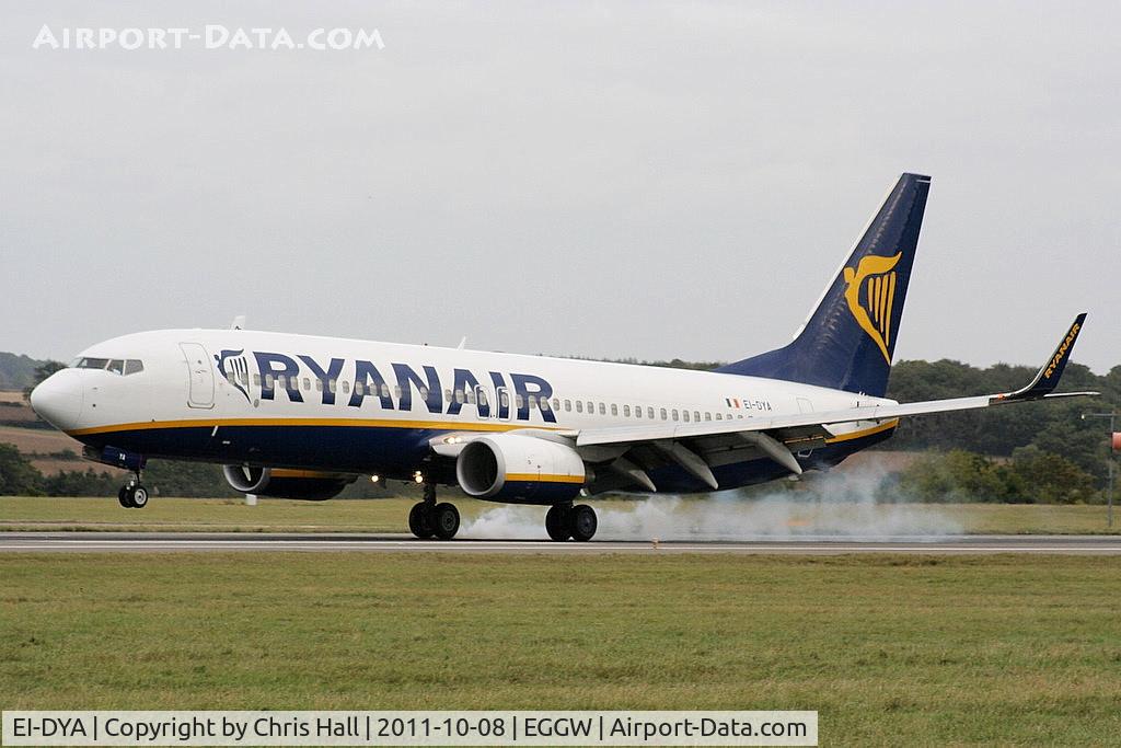 EI-DYA, 2008 Boeing 737-8AS C/N 33631, Ryanair