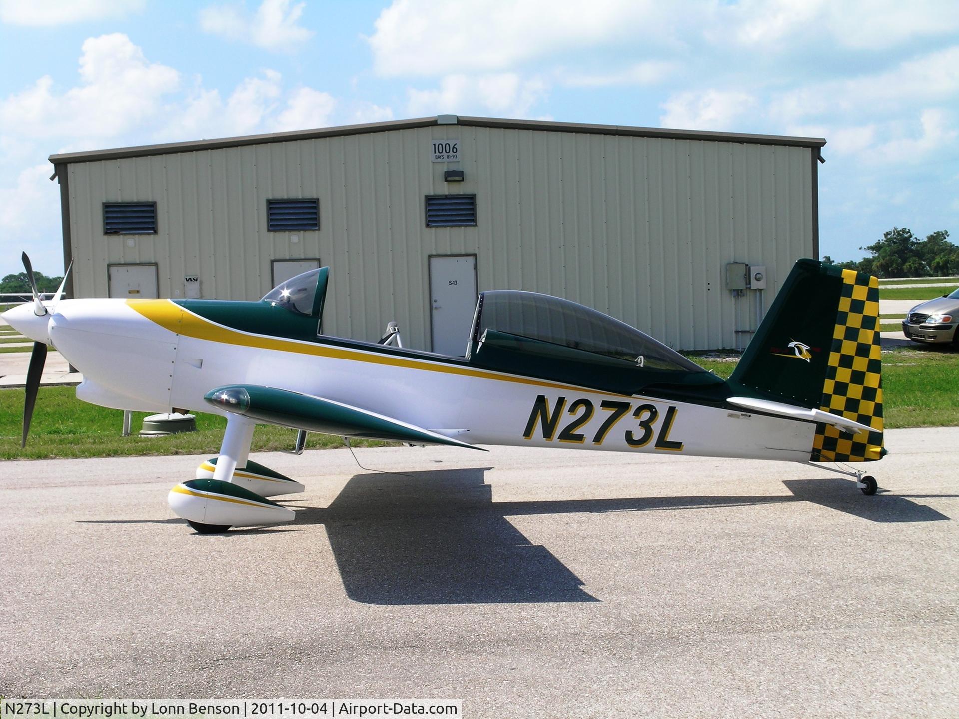 N273L, Vans RV-8 C/N 81666, Photo taken just after paint job