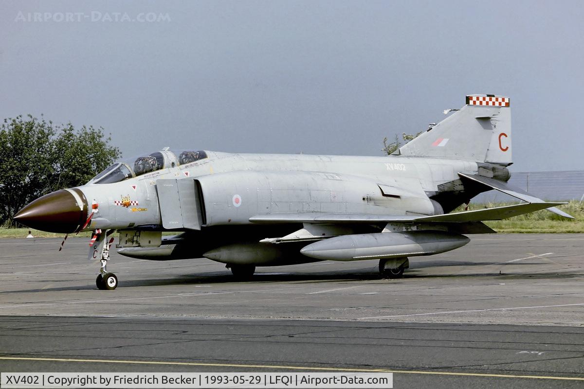 XV402, 1968 McDonnell Douglas Phantom FGR2 C/N 2893/9232, static display at Cambrai