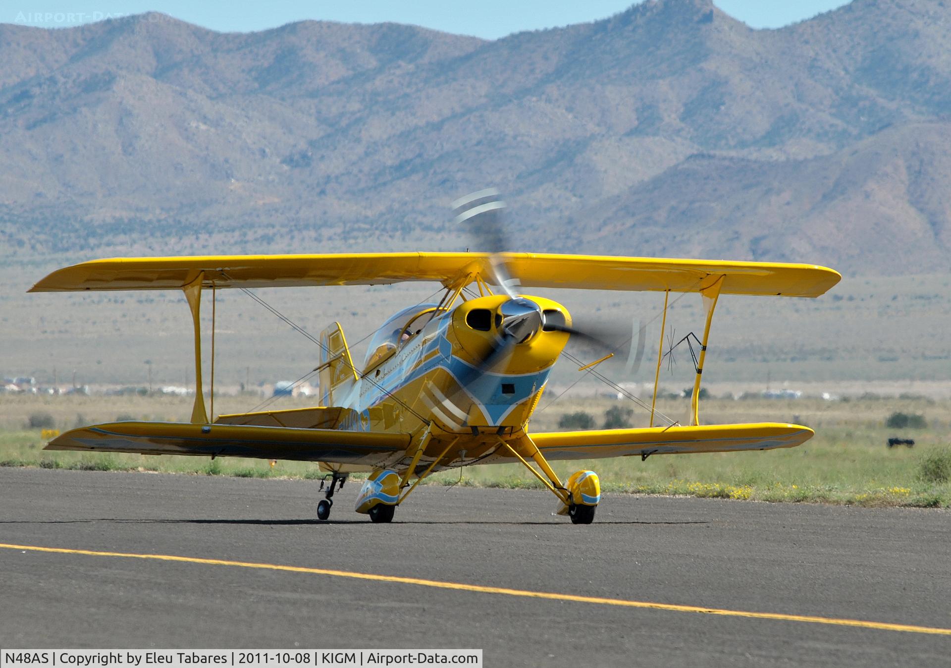 N48AS, 1998 Pitts S-2C Special C/N 6007, Taken during 2011 Kingman Air Show in Kingman, Arizona.