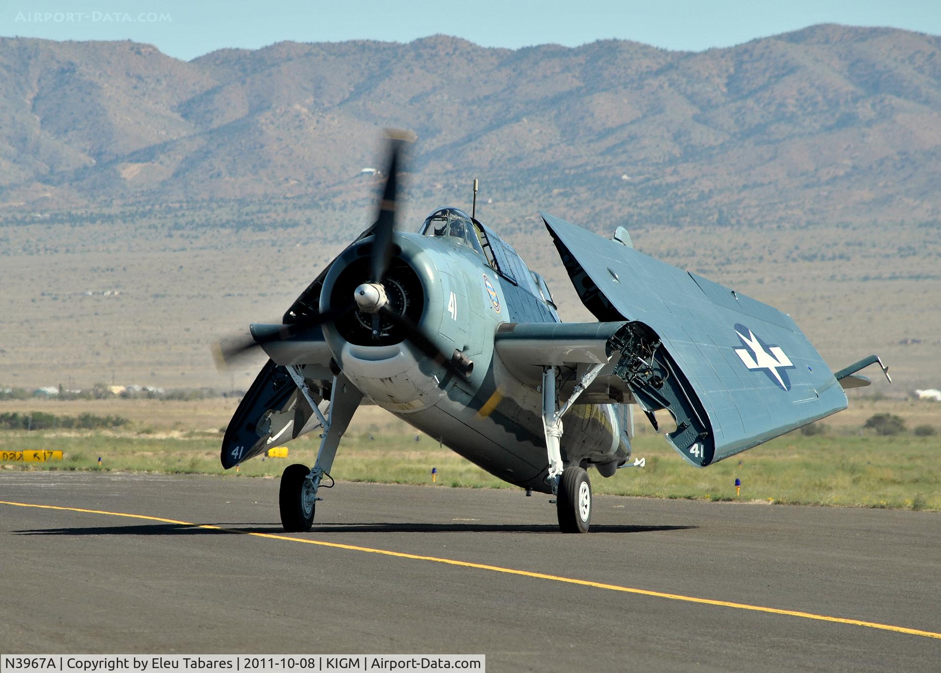 N3967A, 1945 Grumman TBM-3U Avenger C/N 53835, Taken during 2011 Kingman Air Show in Kingman, Arizona.