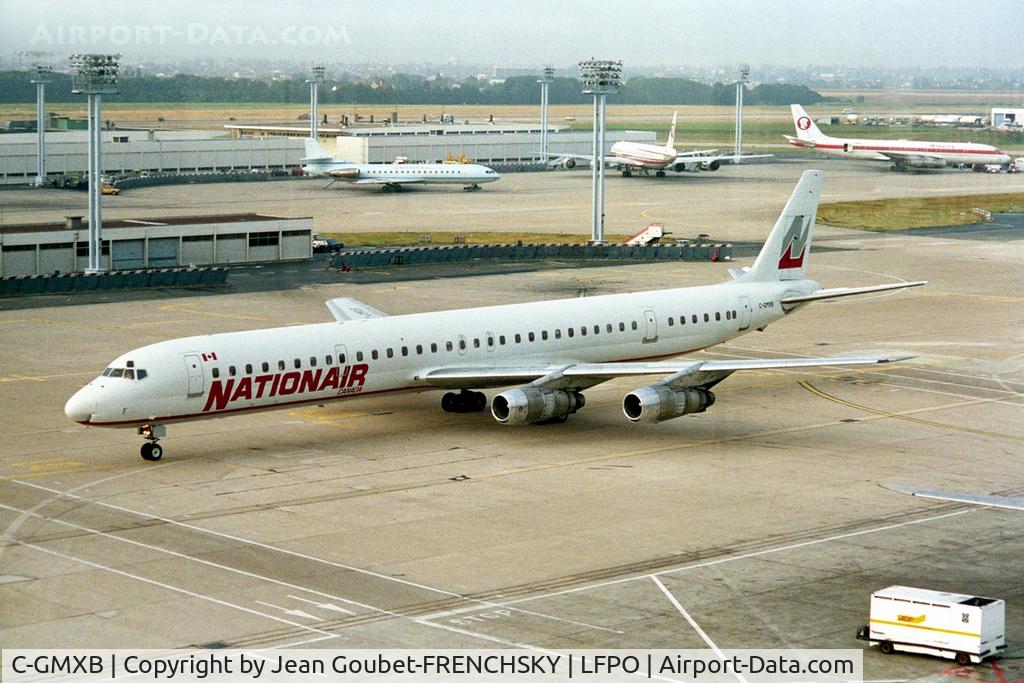 C-GMXB, 1968 Douglas DC-8-61 C/N 45943, NATIONAIR dans les 80'