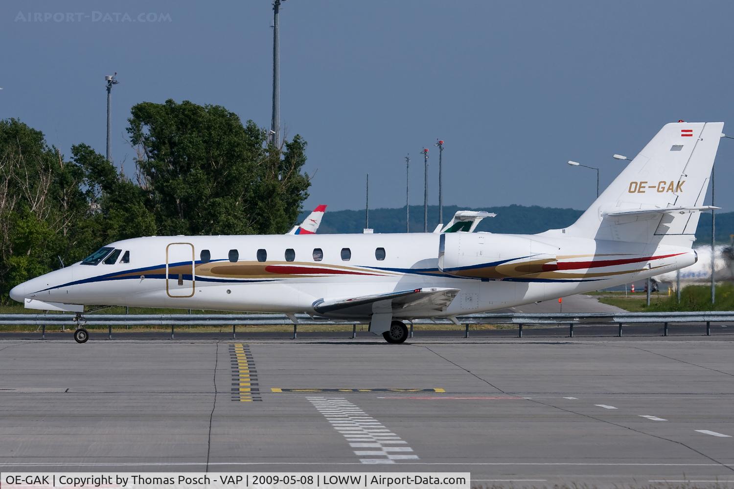 OE-GAK, 2008 Cessna 680 Citation Sovereign C/N 680-0186, Jetalliance