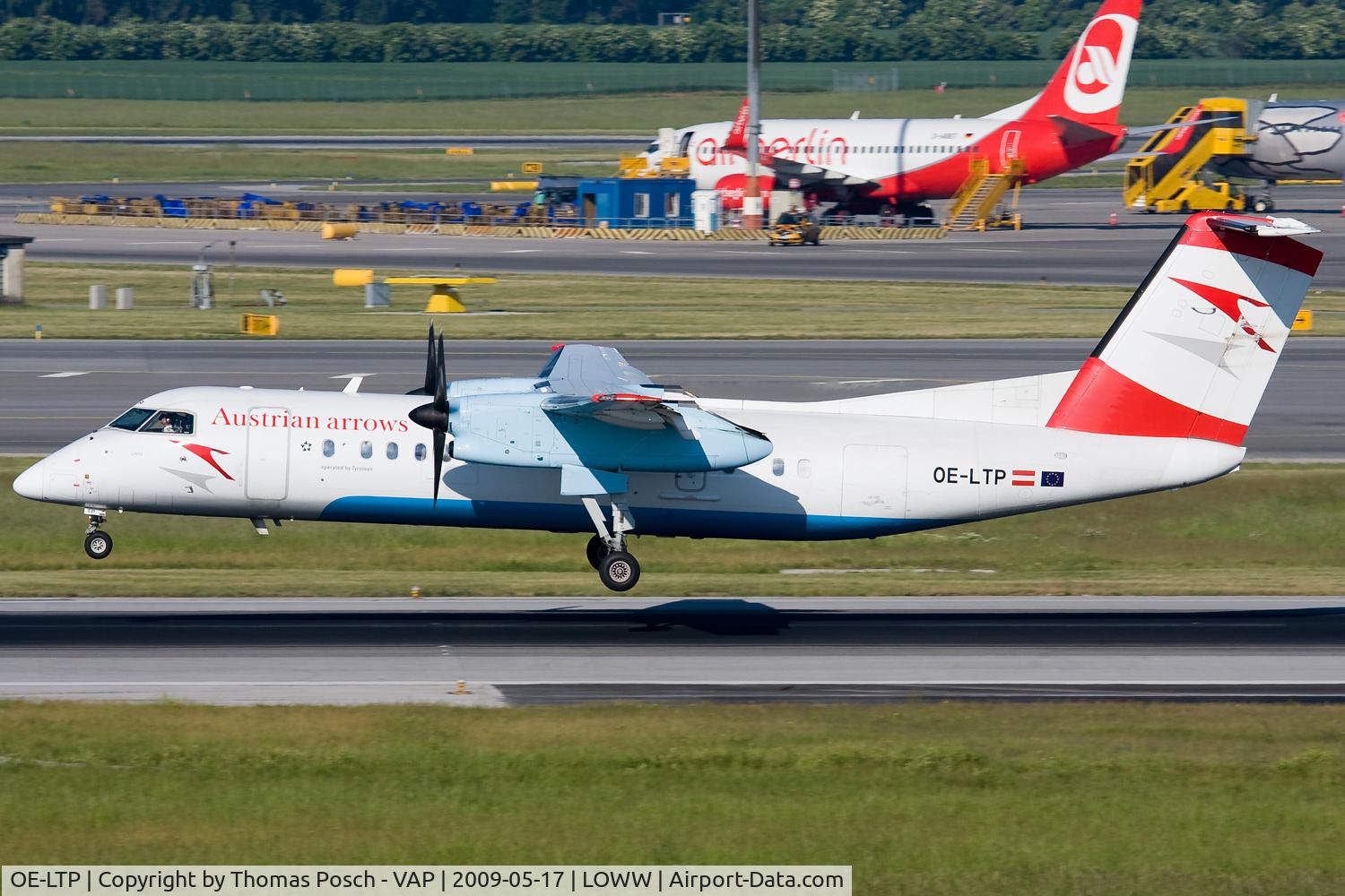 OE-LTP, 2000 De Havilland Canada DHC-8-314Q Dash 8 C/N 554, Austrian Arrows