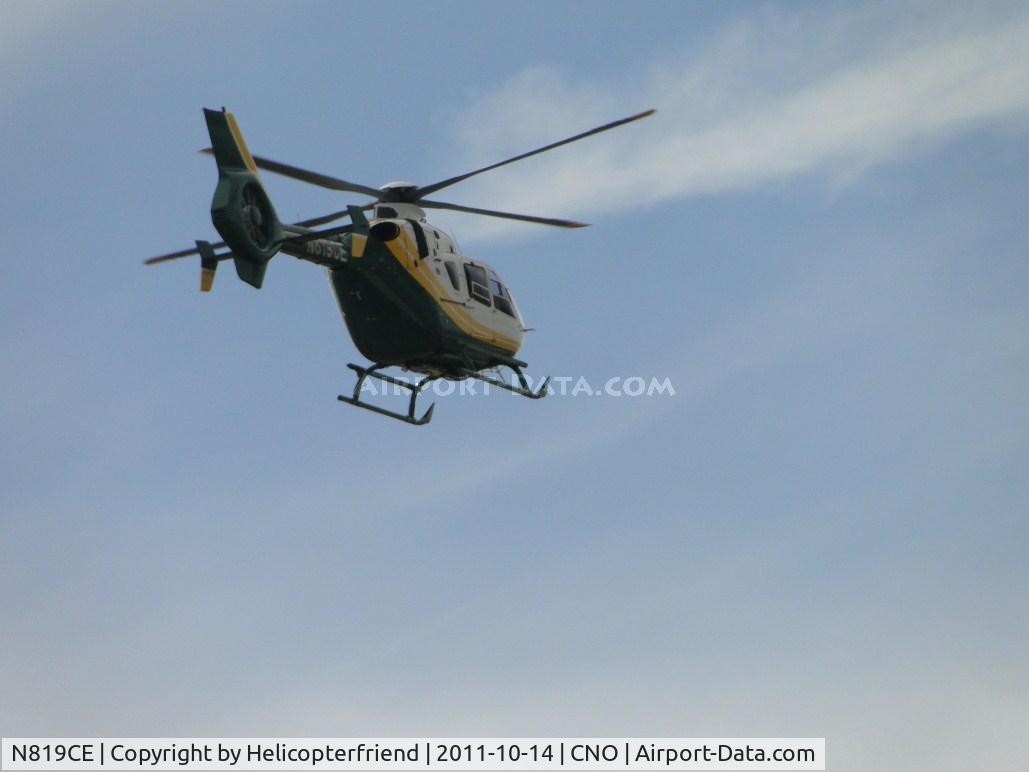 N819CE, 2007 Eurocopter EC-135P-2+ C/N 0544, On final to So Cal Edison's new hanger on the westend of the airport
