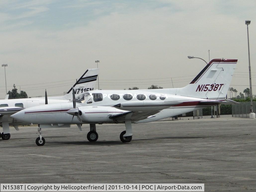 N1538T, 1972 Cessna 421B Golden Eagle C/N 421B0308, Parked in Howard Aviation parking area