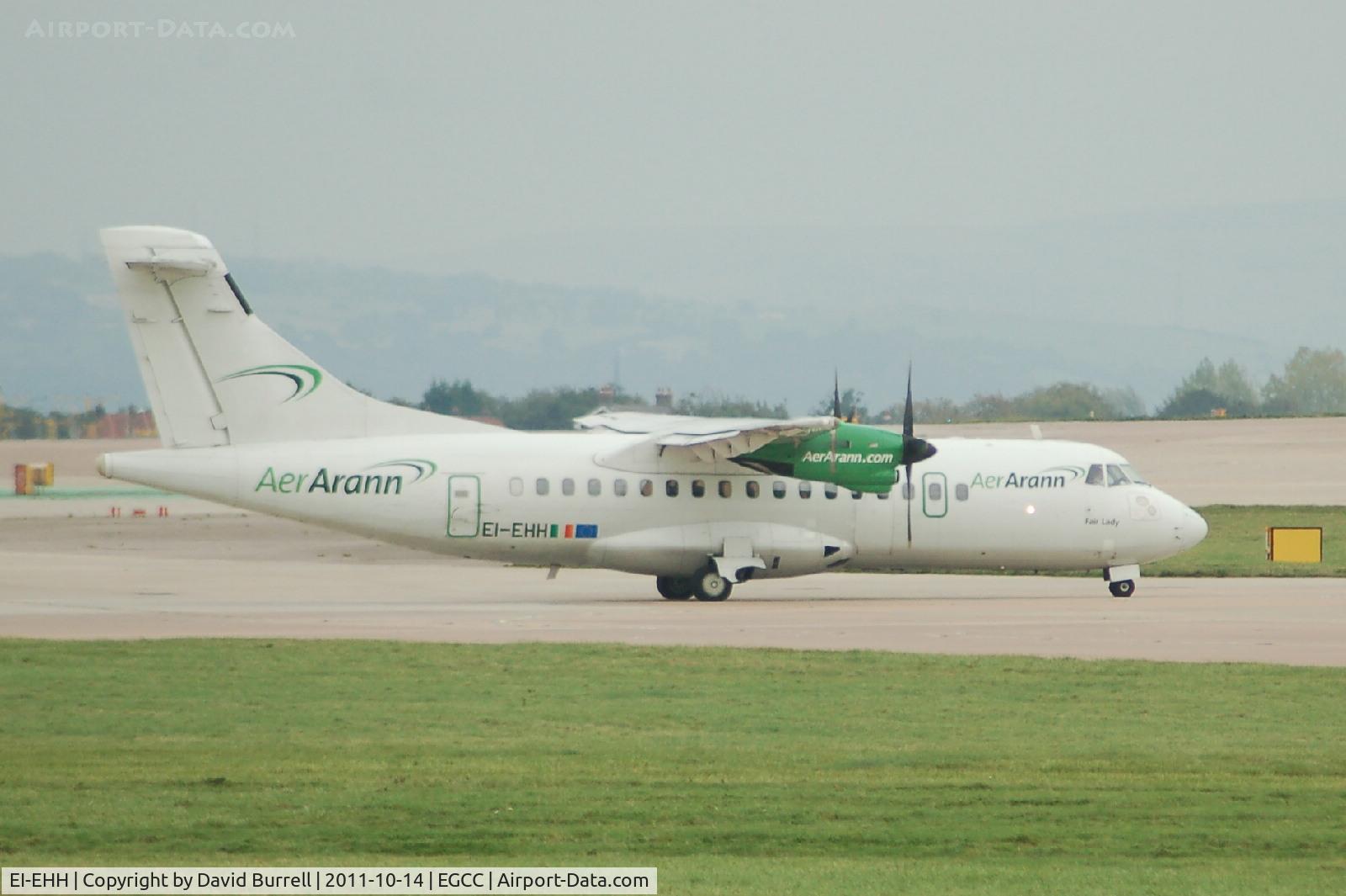 EI-EHH, 1990 ATR 42-300 C/N 196, Aer Arran ATR 42-300 Taxiing.