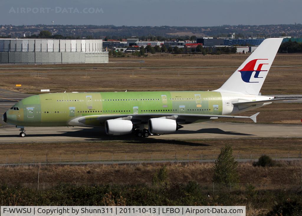F-WWSU, 2011 Airbus A380-841 C/N 078, C/n 0078 - First for Malaysia Airlines