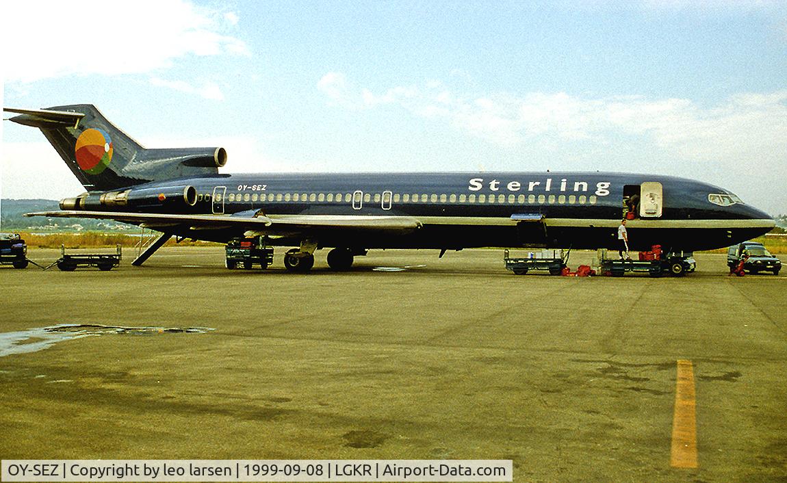 OY-SEZ, 1976 Boeing 727-2M7 C/N 21202, Corfu CFU 8.9.99