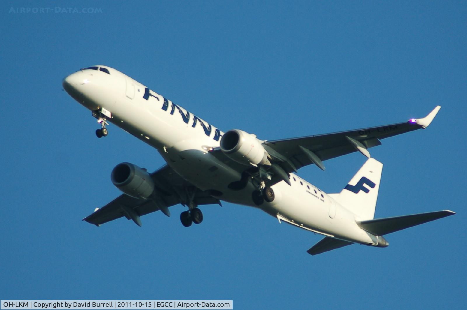OH-LKM, 2008 Embraer 190LR (ERJ-190-100LR) C/N 19000160, Finnair Embraer ERJ-190-100LR on Approach.