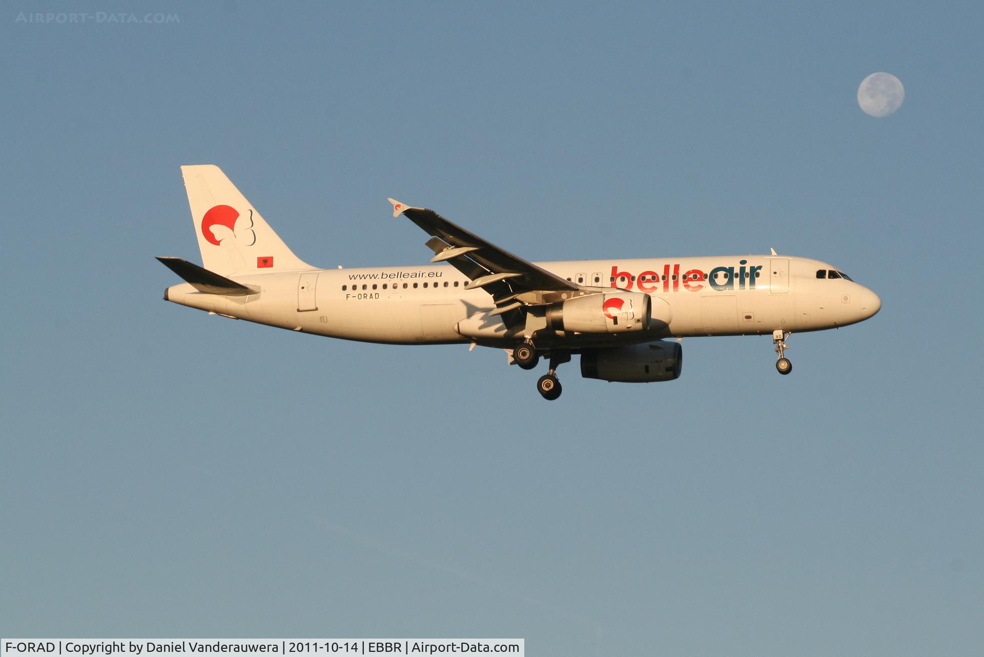 F-ORAD, 1995 Airbus A320-233 C/N 558, Arrival of flight LZ797 to RWY 02