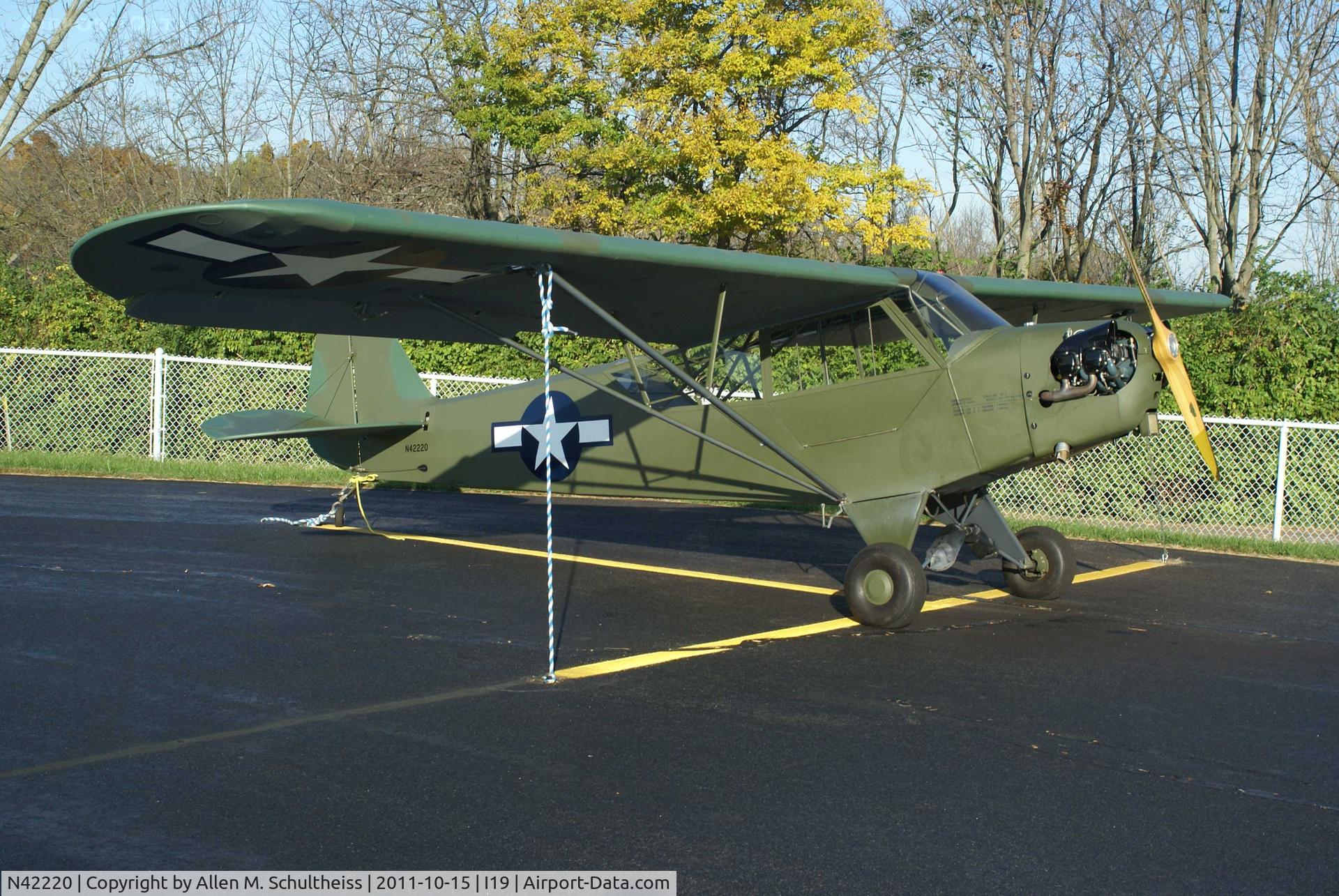 N42220, 1945 Piper J3C-65 Cub Cub C/N 14470, 1945 Piper J3C-65
