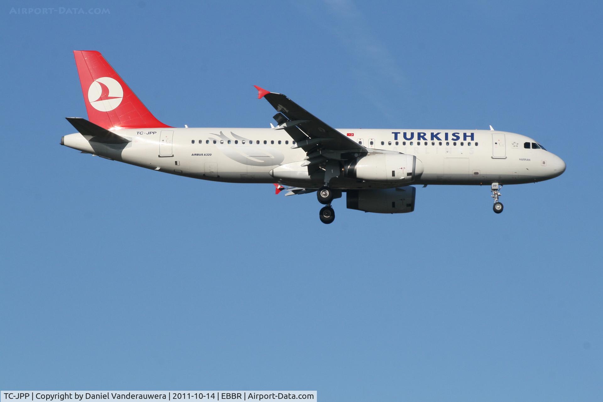 TC-JPP, 2008 Airbus A320-232 C/N 3603, Arrival of flight TK1937 to RWY 02