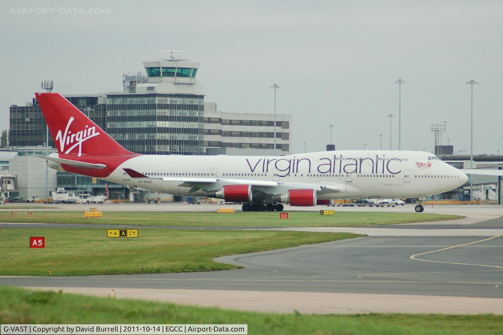 G-VAST, 1997 Boeing 747-41R C/N 28757, Virgin Atlantic Boeing 747-41R Taxiing.