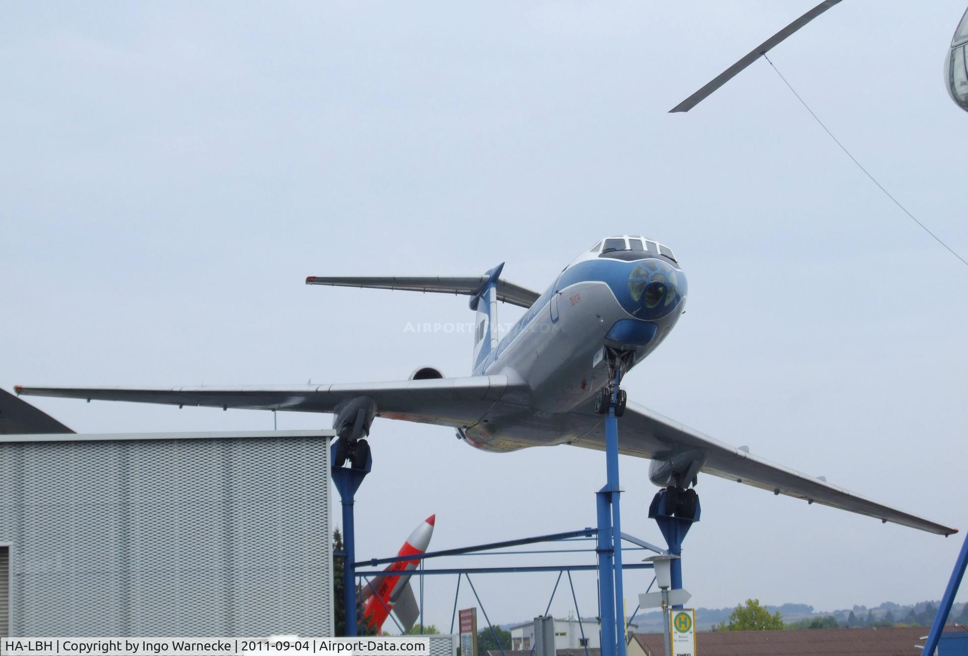HA-LBH, 1970 Tupolev Tu-134A C/N 0350925, Tupolev Tu-134A CRUSTY at the Auto & Technik Museum, Sinsheim
