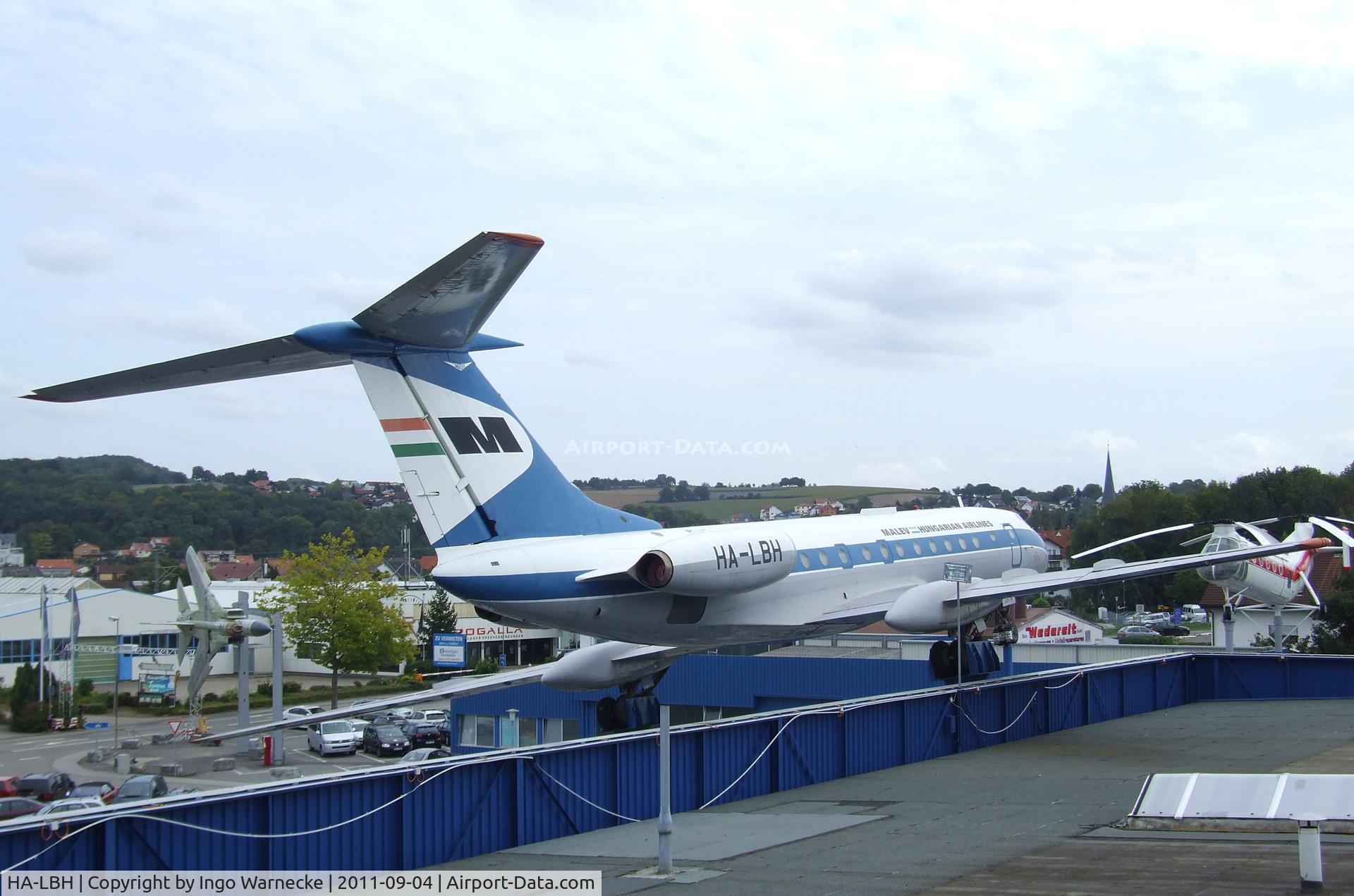 HA-LBH, 1970 Tupolev Tu-134A C/N 0350925, Tupolev Tu-134A CRUSTY at the Auto & Technik Museum, Sinsheim