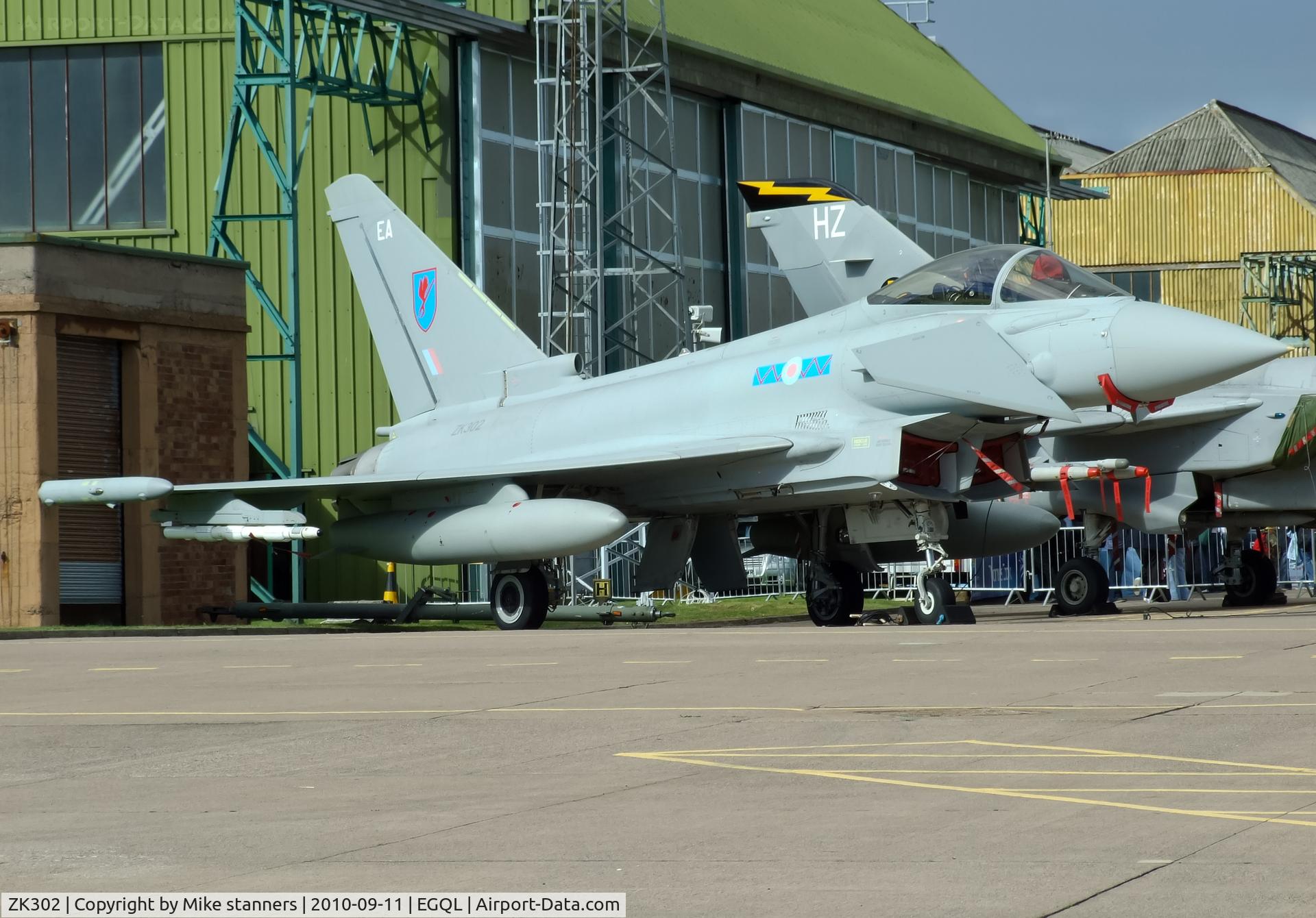 ZK302, 2009 Eurofighter EF-2000 Typhoon FGR4 C/N BS054, 6sqn Typhoon ZK302/EA,First photo in database