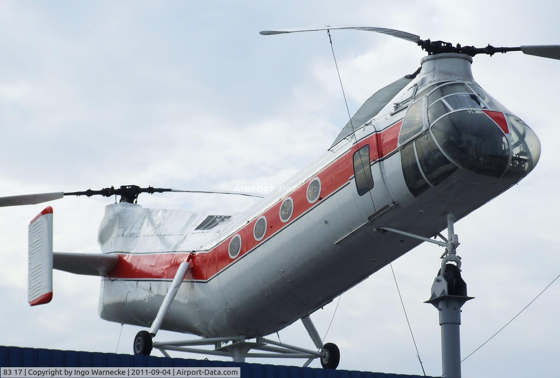 83 17, Vertol H-21C Shawnee C/N WG17, Piasecki (Vertol) H-21C Shawnee at the Auto & Technik Museum, Sinsheim