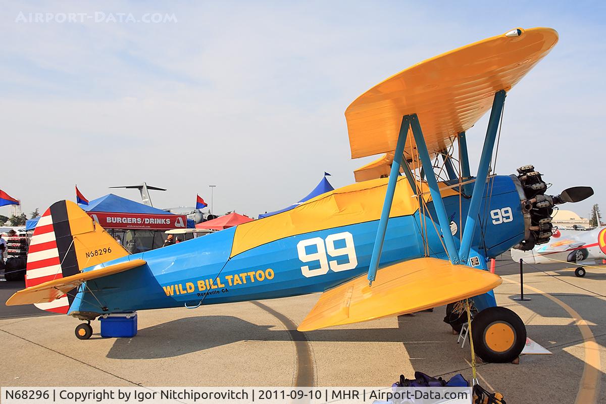 N68296, 1940 Boeing A75N1(PT17) C/N 75-354, Sacramento - Capital Air Show.