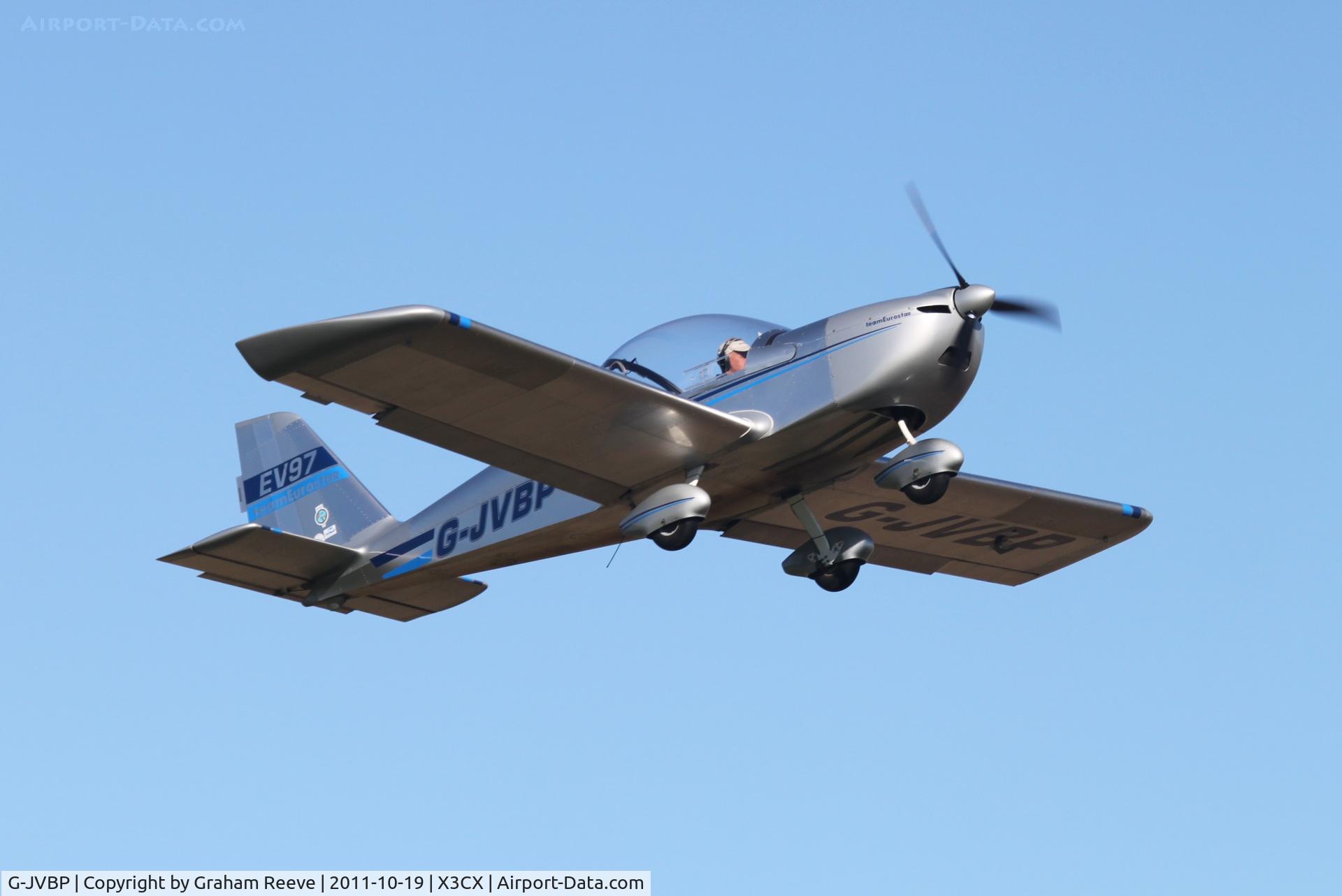 G-JVBP, 2006 Aerotechnik EV-97 TeamEurostar UK C/N 2730, Just taken off from Northrepps.