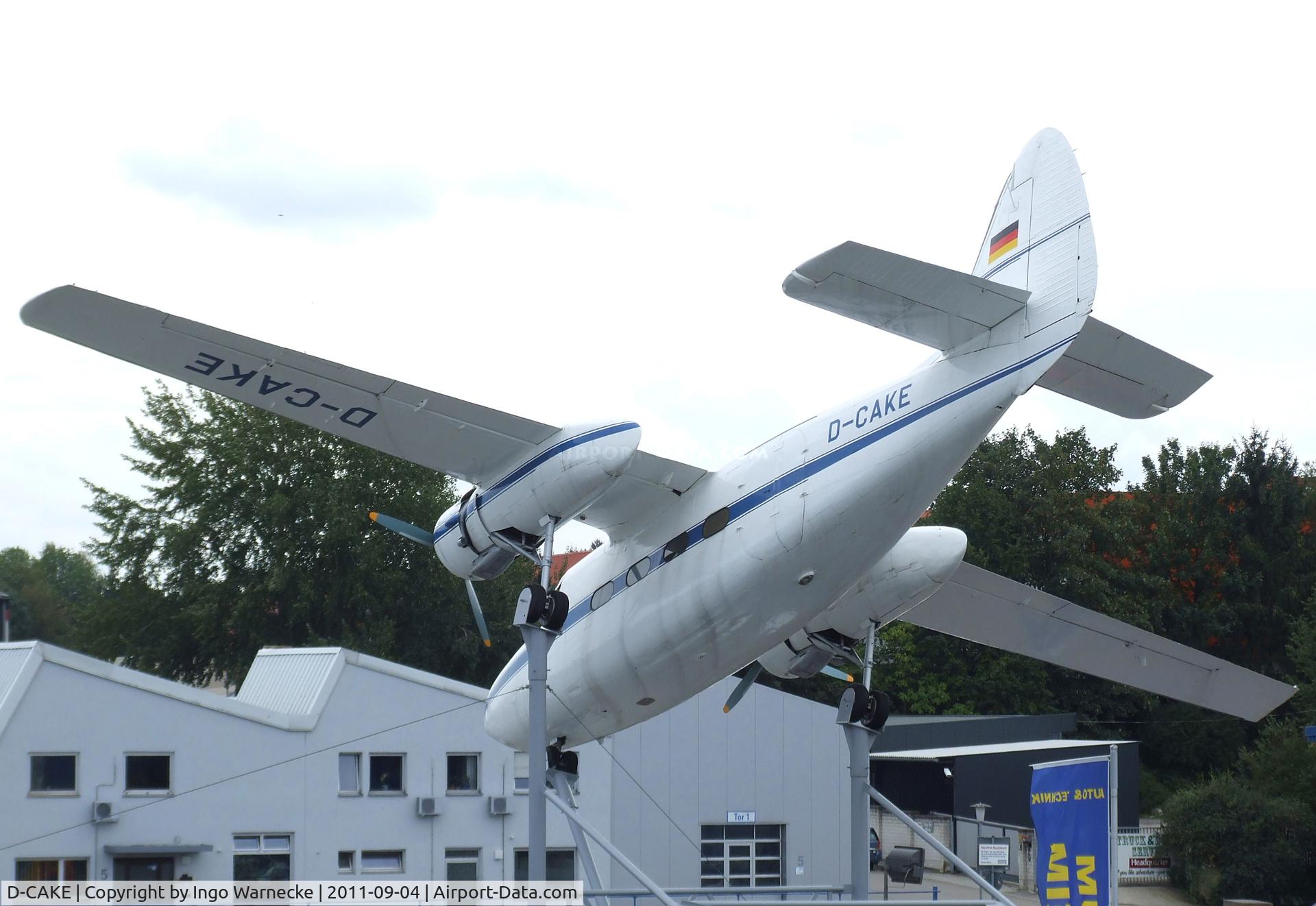 D-CAKE, Hunting Percival P-66 Pembroke C54 C/N PAC/66/93, Hunting Percival P.66 Pembroke C54 at the Auto & Technik Museum, Sinsheim